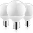 Kohree 12 Volt RV Led Light Bulbs BA15s 20-99/1141/1156 12V Vanity Replacement Bulbs for 5th Wheel Camper Trailer Motorhomes Marine Boat Interior Light Bulb (Pack of 3, 4000K Natural White)