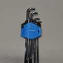 NordWolf 9-Piece Metric Stubby Allen Wrench Set, S2 Steel Long Arm Ball End Hex L-Keys, Sizes 1.5mm to 10mm