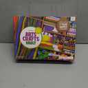 Dan&Darci Arts and Crafts Vault - Craft Supplies Kit in a Box - Gift for Kids Ages 4 5 6 7 8 9 10 11 & 12 Year Old Girls & Boys - Crafting Set Kits - Gift Ideas for Kid Art Activity Gifts