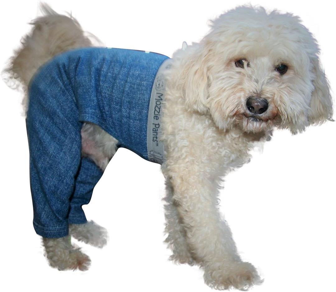 Walking E-Collar Alternative, Dog Pajamas, Medium, Blue