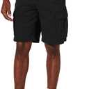 Amazon Essentials Men's 10" Classic-Fit Cargo Shorts (34, Black)