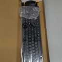 Lenovo 100 Wireless Keyboard and Mouse Combo  Cordless Set with Spill Resistant Quiet Keys  3-Zone Keyboard - Ambidextrous Mouse  Compact Design  Wireless USB -Black