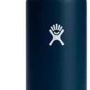 Hydro Flask Water Bottle - Insulated Stainless Steel - Wide Mouth Flex Lid, Non Spill, Leakproof and Refillable in 20 Oz (Indigo)