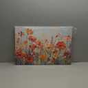 Colorful Wildflower Wall Art Abstract Daisy Poppy Floral Wall Decor Nature Flowers Canvas Prints Pictures Modern Minimalist Botanical Artwork for Bedroom Bathroom Living Room Home Decorations 16x24"