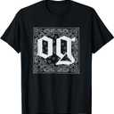 OG Shirts For Men Original Gangster East Los Cholo Lowrider T-Shirt, 2 pc, size S, dark blue