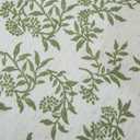 Rustic Tablecloth Solid Cotton Fabric Bordered Retro Tablecloths Classic Plant Leaf Printed Linen Fabric Table Cover Farmhouse Decoration Inches Rectangle/Oblong Green for Kitchen
