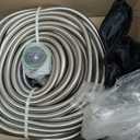 200FT Metal Garden Hose 304 Stainless Steel Flexible Water Hose - No Kink & Tangle Heavy Duty Pipe with Nozzle, Durable 3/4 Metal Fittings and Valve - Rust Proof Puncture Proof for Yard Lawn