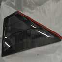 Racing Style ABS Material Rear Side Window Louvers Air Vent ScoopShades Cover Blinds for Altima 2019 2020 2021 2022 2023 2024 2025 (Carbon Fiber Pattern)