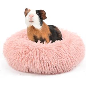 Chinchilla Bed Pink Burrowing Pet Bed for Guinea Pigs and Other Small Animals 11.8 inch