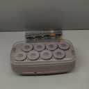 INFINITIPRO BY CONAIR Ceramic Flocked Hot Rollers for Long, Medium, and All Hair - Hair Curler - Hair Roller Clips Included - 2 inch Rollers