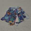 For Stitch Birthday Party Supplies, 9Psc Honeycomb Center Decorations, Stitch Party Decorations, Double-sided Desktop Decorations, Center Decorations For Parties