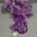 2 Pcs Dog Crown Headband Dog Tutu Dress Set Crystal Rhinestone Tiara Crown Tutu Skirt Pet Dress Costume for Puppy Birthday Party Wedding Photo Prop Costume(X-Large,Pink Purple)