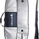 Abahub Surfboard Travel Bag, Foam Padded Day Bag Cover for 6'0-10'0, 6'6x22"