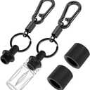 Thread Protector 1/2 x 28 UNEF, or 5/8 x 24 UNEF with Key Chain Storage Tools, CNC Machined