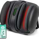 Nekteck Foot Shiatsu Massager for Circulation and Pain Relief, Smart Electric Massage Machine with Heat, Deep Kneading, Vibration, Compression for Feet, Calf, Arm Muscle Relax Black (APP Control)