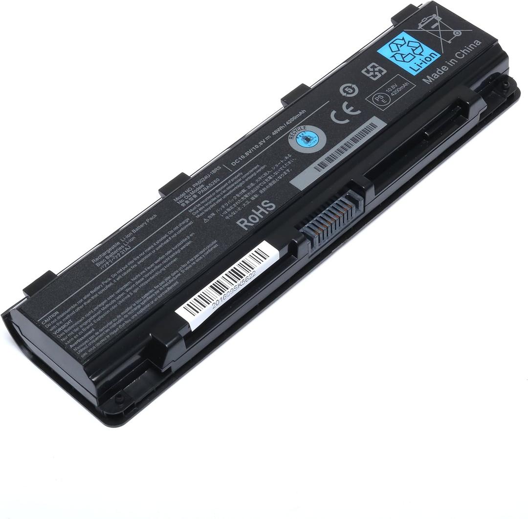 10.8V 48WH PA5024U-1BRS Battery Replace for Toshiba Satellite C55-A C55T C855 C855D L855 L875 S855 P855 Series C55-A5300 P855-S5312 PA5109U-1BRS Laptop