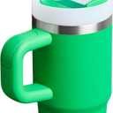 STANLEY Quencher H2.0 Tumbler with Handle and Straw 14 oz | Flowstate 3-Position Lid | Cup Holder Compatible for Travel | Insulated Stainless Steel Cup | BPA-Free | Meadow