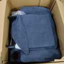 Ultra-Comfortable Corduroy Recliner (135 Forward & Backward Adjustment)  Adult Adjustable Electric Massage Heated Chair with Dual Cup Holders, Double-Side Storage Pockets & Tool-Free AssemblyBlue