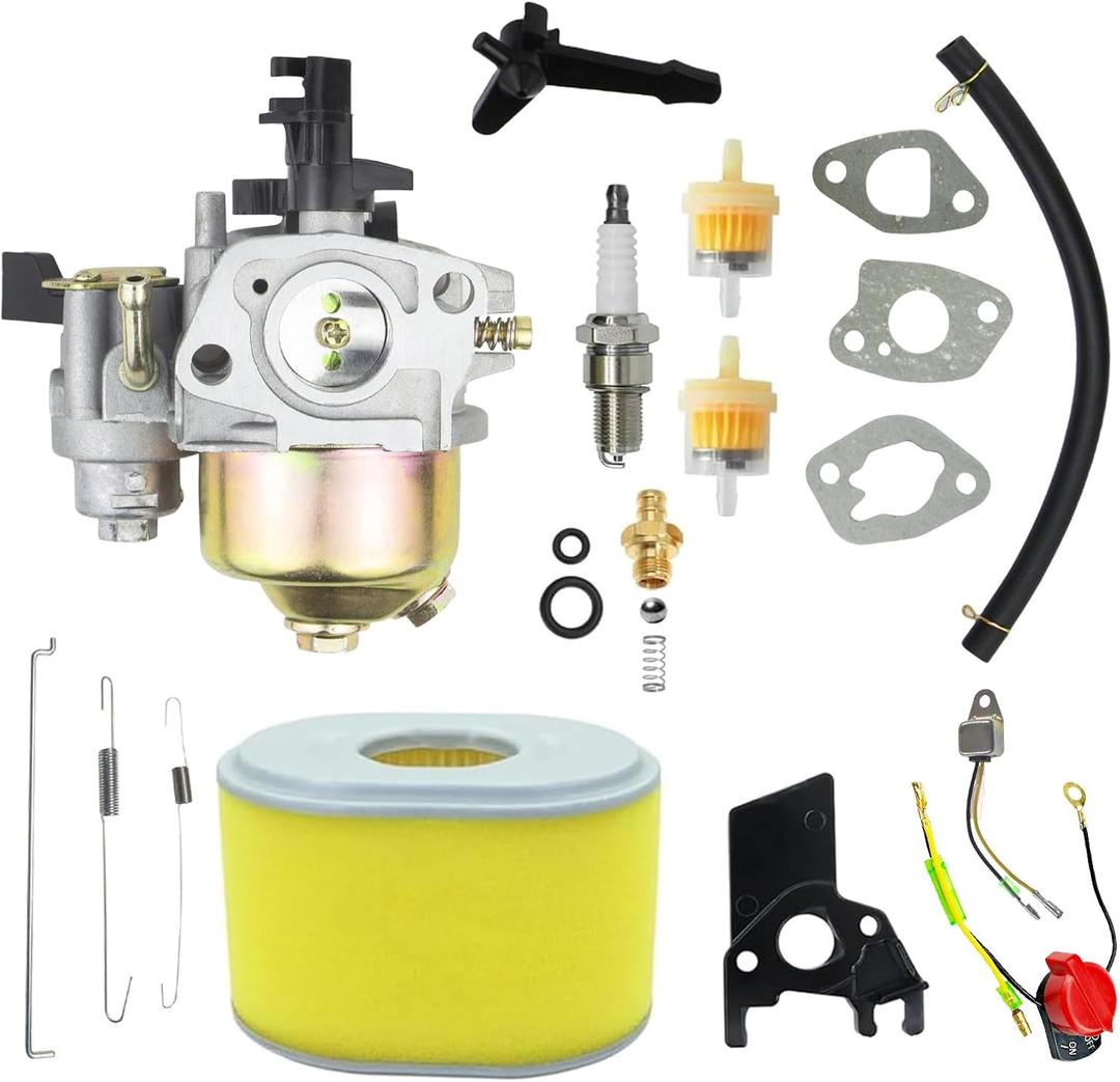 750143 Carburetor Carb For Northern Tool Powerhorse M750143E 750143C 212CC 3100 PSI 2.5GPM Pressure Washer Replacement Parts With Air Filter Kit