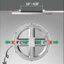 1-Pack 6 Inch Recessed Ceiling Light with Junction Box, 1050LM, 2700K-5000K 5CCT, Dimmable, Ultra-Thin LED Recessed Lighting for Kitchen, Bedroom, and Living Room