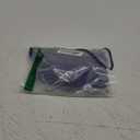 SOLY HUX Bathing Suit for Women Halter Ring Linked Tie Side Bikini Sets Two Piece Swimsuit (Large, Plain Dark Blue)