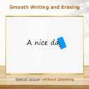 Magnetic Whiteboard, 36"x24" Gold Aluminum Frame Dry Erase White Board for Wall, Large Wipe Board with 6 Magnets, 4 Markers & 1 Eraser for Home and Office