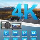 Dash Cam 4K Front, Built-in WiFi Dash Camera for Cars, 1.47''IPS Screen Mini Dashcam with APP, 170Wide Angle, 24H Parking Monitor, Night Vision, WDR, G-Sensor, with 64G SD Card, Support 256GB Max