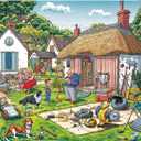 Puzzles for Adults 1000 Pieces, Warm Courtyard Jigsaw Puzzle with 1:1 HD Poster, Perfect Interlocking No Dust, Stress Relief Ideal Gift for Family Games