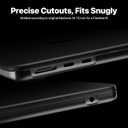 Soonjet for MacBook Air 15 inch Case | M5 M4 M3 M2 2026 2025-2023 | Noble Black Clear | Top-Tier Matte Finish | Ultra Thin Armor | Hard Shell Laptop Cover