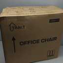 TRALT Office Chair - Ergonomic Desk Chair with Adjustable Lumbar Support, Mesh Computer Chair, Executive Chairs for Home Office Comfortable Lumbar Support (White)