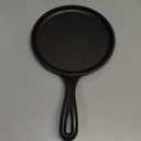 Lodge Cast Iron Griddle 8 Inch Round Pre-Seasoned Griddle Pan for Pancakes, Tortillas, and More Induction, Grill, Oven & Campfire Compatible Made in USA, Non-Toxic, PFAS-Free