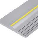 Papillon Garage Door Bottom Seal Strip, Weatherproof EPDM Rubber Threshold, Fits All Standard Doors, Easy for DIY Homeowners, No Adhesive (10Ft, Grey) (Gray)