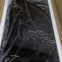 Leinuosen 6 Pcs Large Buffet Risers, 7 to 12 Inch Catering Dessert Table Risers Food Decorative Stands with hollow bottom for Catering Supplies, Party(Black, Rectangle)