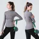 2 x Dual Pouch Wristlet Keychain Wallet Double keychain wallets Mini Pouch Coin Purse Women Coin Detachable Wrist Zip Bag (Green)