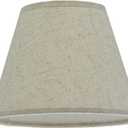 Aspen Creative 32032A Transitional Hardback Empire Shape Spider Construction Lamp Shade in Flaxen, 9" wide (5" x 9" x 7")