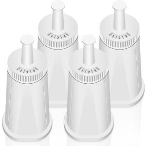 4 Pack Replacement Water Filter for Breville Espresso Machine Barista Touch Bes880, Barista Pro BES878, Oracle Touch BES990, Oracle BES980, Dual Boiler BES920 Bambino ClaroSwiss Sage by Funmit