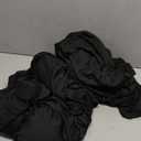 IVAPUPU 2 Pack 6FT Table Cloth for Rectangular Fitted Events Stretch Black Table Covers Washable Spandex Tablecloth Protector for Party, Wedding, Cocktail, Banquet, Festival