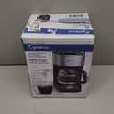 Capresso 5-Cup Mini Drip Coffee Maker, Black and Stainless Steel