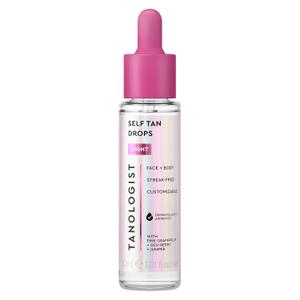 Tanologist Self-Tan Drops- Light, Bronzing Serum, Customizable Face & Body Self Tanner For Moisturizer, Gradual Body & Face Tanning Drops for Natural Glow, Streak-Free Vegan Formula, 1.01 fl oz