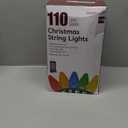 C9 Outdoor Christmas Lights, 72 FT 110 LED C9 String Lights, 8 Modes & Timer Connectable Waterproof for Christmas Tree light Indoor Outdoor Roofline Patio Outside Yard Holiday Xmas Decor, Multicolor