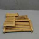 Bamboo Bread Slicer, Adjustable Bread Slicer Guide with 3 Thickness Size, Foldable Compact Chopping Cutting Board, Great for Homemade Bread, Cakes, Bagels
