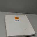 BONZER White Outdoor Sheer Curtains for Patio Waterproof - 2 Panels Grommet Indoor Voile Sheer Curtain for Living Room, Bedroom, Porch, Pergola, Cabana,54 x 84 inch, White