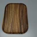 Ironwood Gourmet Small Steak Board, 7.5 x 10.5 x 0.5 inches, Acacia Wood Dinner Plate (Brown)