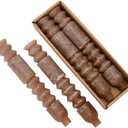 Creative Co-Op Creative Co-Op Unscented Taper Candle, Cappuccino