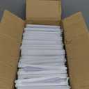 150 Packs Decorative Paper Folding Hand Fans Handheld,White Heart Wedding Foldable Fans Chinese and Japanese Fans Bulk for Bridal Guest Church Party Favors Dancing Birthday DIY