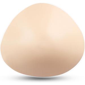 Triangle Lightweight Silicone Breast Forms, Concave Breast Prosthesis Bra Inserts for Mastectomy Swim Cosplay(1 Piece) (Skin)