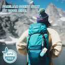 2 x Silicone Clear Travel Bottles for Toiletries,Leak Proof Squeezable Travel Size Containers,TSA-compliant Travel Essentials,2oz,4 Pcs,blue