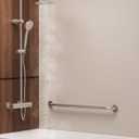 32 Inch Anti Slip Shower Grab Bar, Munzong 2 Pack Stainless Steel Bathroom Grab Bar, Brushed Nickel Knurled Bathroom Balance Bar,Safety Hand Rail Support Handicap Elderly Senior Assist Bath Handle