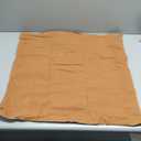 MIULEE Pack of 1 Decorative Outdoor Solid Waterproof Throw Pillow Covers Faux Linen Garden Farmhouse Cushion Cases for Patio Tent Balcony Couch Sofa 18x18 Inch Brown