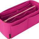 OMYSTYLE Purse Organizer Insert, Felt Tote Bag Organizer Insert with 5 Sizes, Handbag Dividers for Inside Purse, Compatible with Longchamp, Neverful, Speedy and More